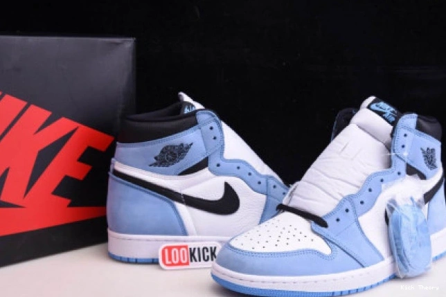 Kicked Out Shoe Store WHITE 1 UNIVERSITY 555088-134 RETRO JORDAN AIR HIGH BLUE BLACK 0723